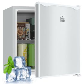 1.1 Cu.Ft Countertop Mini Freezer, Compact Upright Freezer with Removable Shelves, White