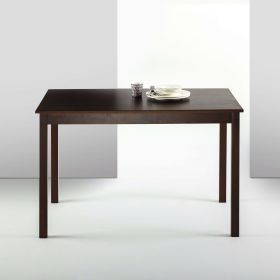 Classic Wooden Dining Table in Espresso Finish, 45" x 28"