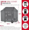 55" Heavy Duty Waterproof Grill Cover